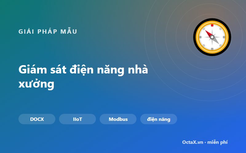 Giám sát điện năng nhà xưởng